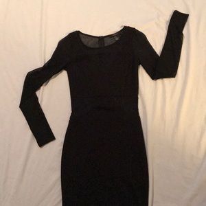 Sheer/Solid Forever 21 Dress